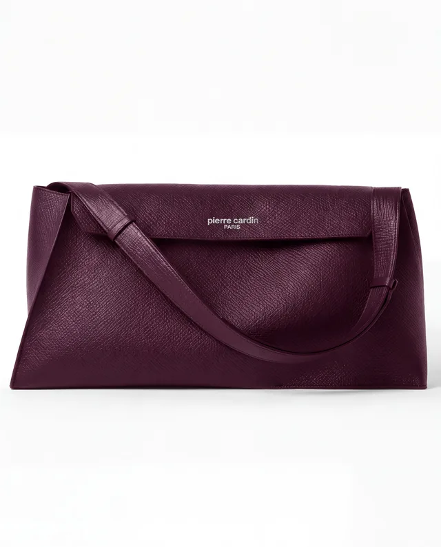Grand sac à rabat Pierre Cardin, PU matelassé