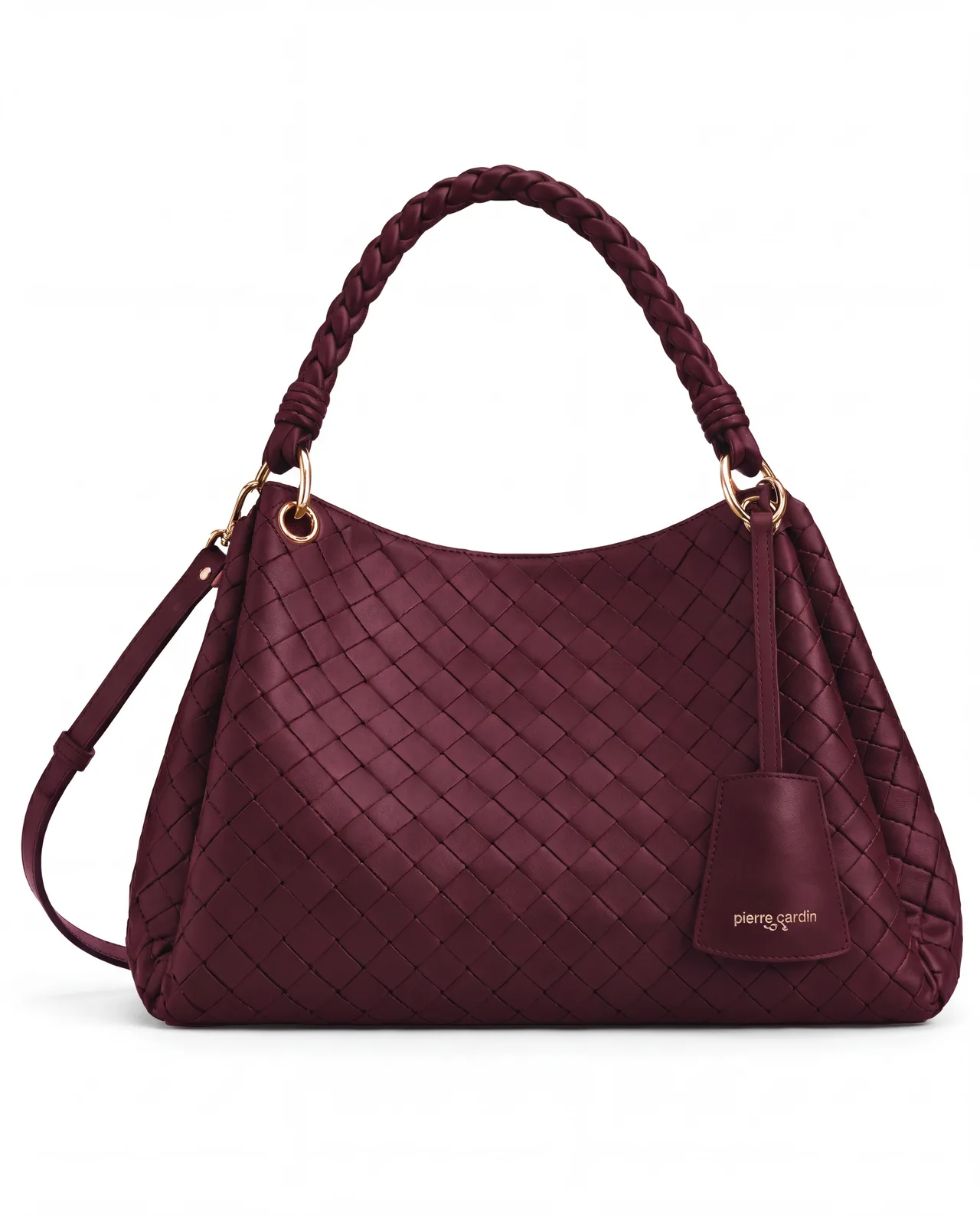 Sac Pierre Cardin porté dans une rue de Paris
