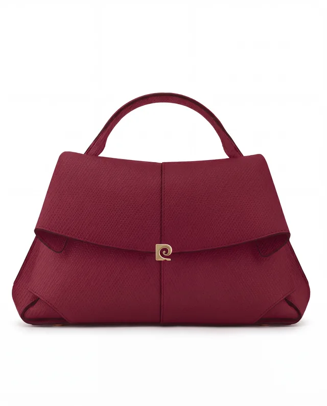 Sac trapèze Pierre Cardin, PU saffiano